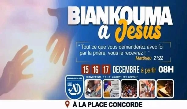 Affiche de la campagne Biankouma à Jésus
